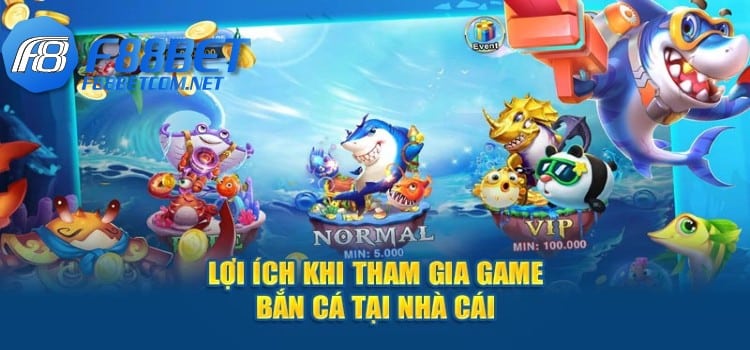 Lợi ích khi tham gia game bắn cá tại nhà cái thu hút thành viên